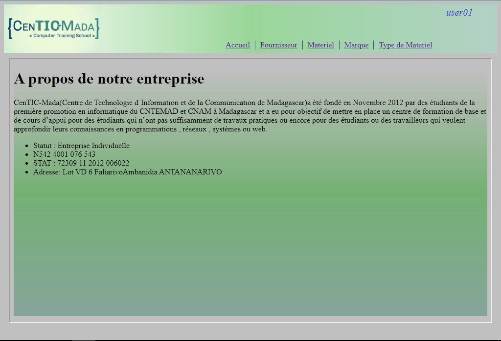  Image - Page d'accueil